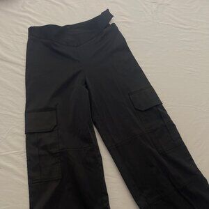 ZARA SATIN PANTS WITH CUT OUT DESIGN SIZE SMALL